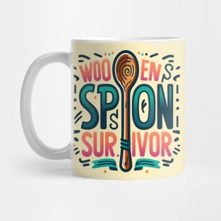 wooden spoon survivor Mug